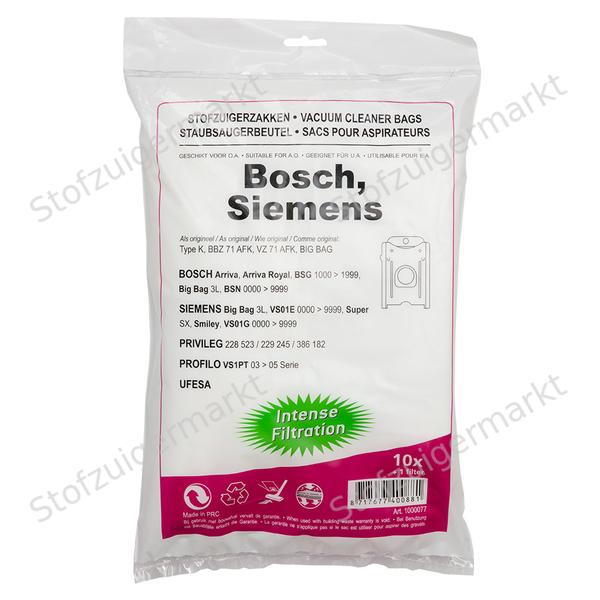 Microfiber - stofzuigerzakken - Bosch, Siemens - polybag