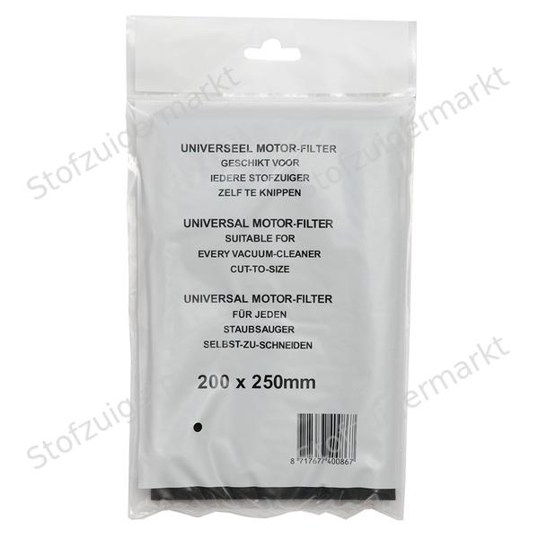 Microfiber - filter - zelfknip - 250x 200mm 4mm - universeel