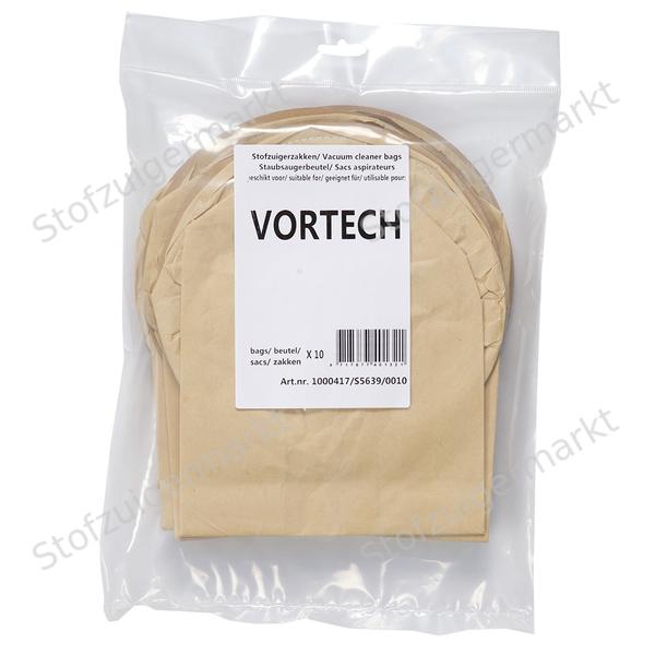 Papieren - stofzuigerzakken - Vortech Force - polybag