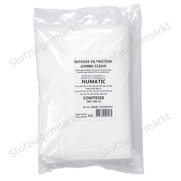 Microfiber - stofzuigerzakken - Comtesse, Numatic - polybag