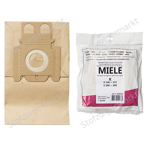 Papieren - stofzuigerzakken - Miele - polybag