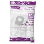 Economy XL - Microfiber - stofzuigerzakken - Philips, Electrolux, Aeg - polybag