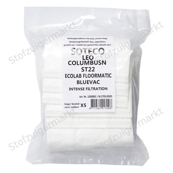 Microfiber - stofzuigerzakken - Soteco, Ecolab, Bluevac - polybag