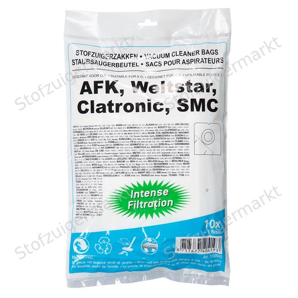 Microfiber - stofzuigerzakken - SMC, AFK, Condel - polybag