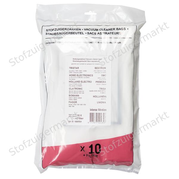 Microfiber - stofzuigerzakken - Bestron, SMC, Tristar - polybag