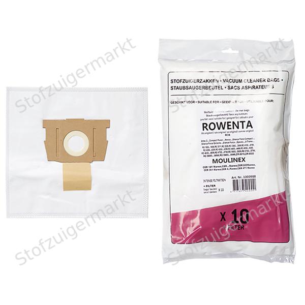 Microfiber - stofzuigerzakken - Rowenta, Moulinex - polybag