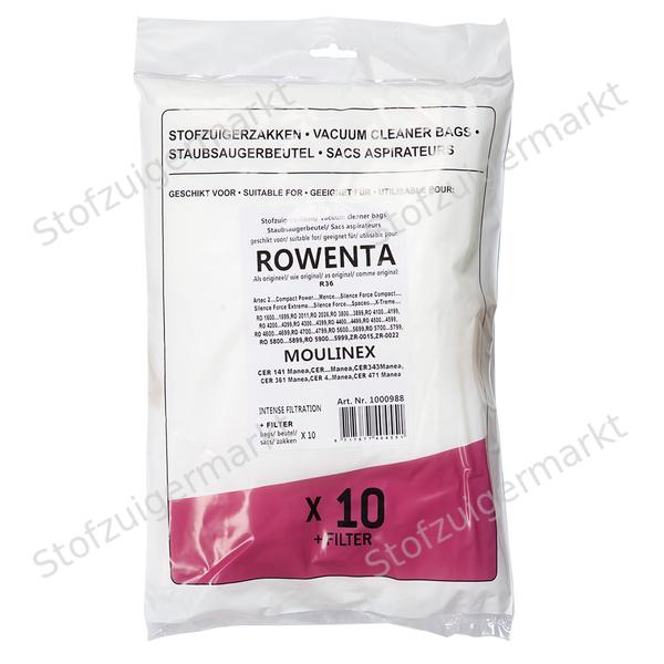 Microfiber - stofzuigerzakken - Rowenta, Moulinex - polybag