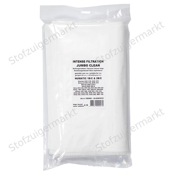 Microfiber - stofzuigerzakken - Jumbo Clean, Numatic - polybag