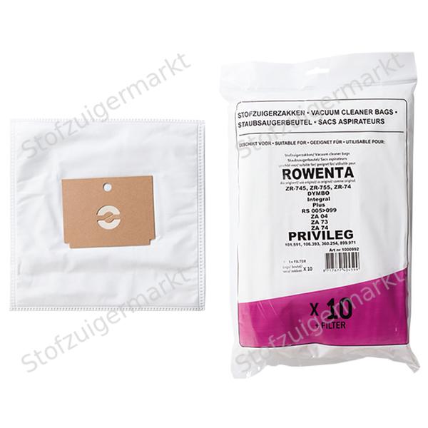 Microfiber - stofzuigerzakken - Rowenta, Privileg - polybag