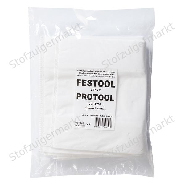 Microfiber - stofzuigerzakken - Festool, Protool - polybag