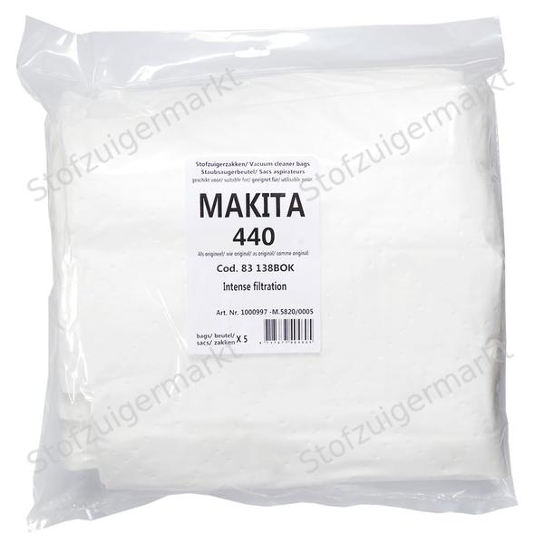 Microfiber - stofzuigerzakken - Makita 440 - polybag