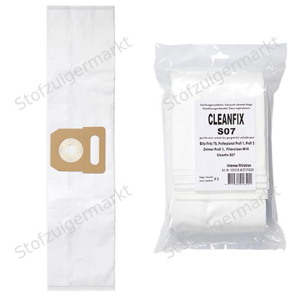 Microfiber - stofzuigerzakken - Cleanfix, Zelmer - polybag