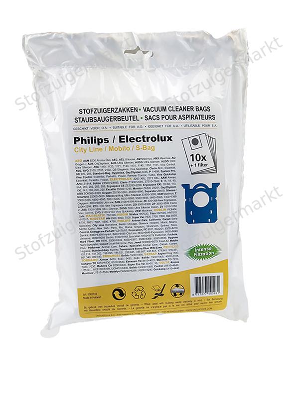 Microfiber - stofzuigerzakken - Aeg, Electrolux, Philips - polybag