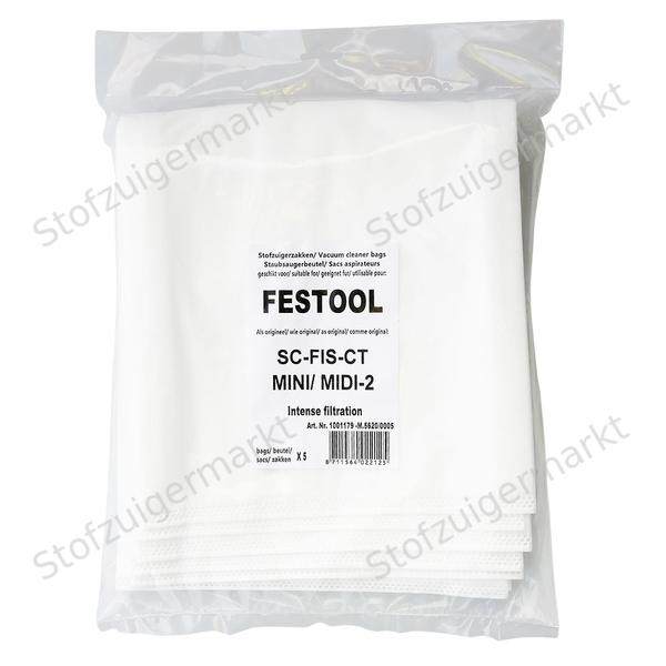 Microfiber - stofzuigerzakken - Festool - polybag