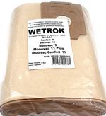 Papieren - stofzuigerzakken - Wetrok Bantam 9/Monovac 9/11 Plus - polybag